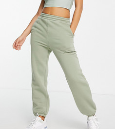 Джоггеры цвета хаки ASOS DESIGN Petite-Зеленый цвет
