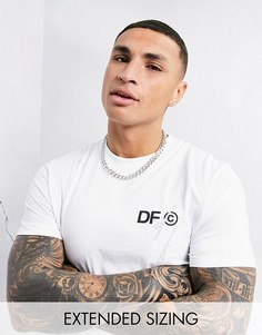 Белая футболка с логотипом спереди ASOS Dark Future-Белый
