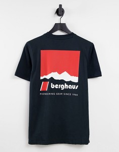 Черная футболка Berghaus Skyline Lhotse-Черный цвет