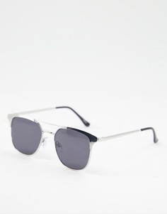 Классические солнцезащитные очки с двойной надбровной планкой Madein-Черный Madein.