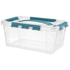 Ящик хозяйственный 4.2 л, 29х19х12.4 см, с крышкой, Бытпласт, Grand Box, С32001