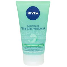 Гель для умывания Nivea матирующий, 150 мл