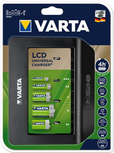 Зарядное устройство Varta LCD Universal Charger (черный)