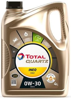 Моторное масло TOTAL Quartz INEO FIRST 0W30 4 л
