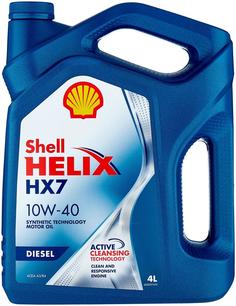 Моторное масло Shell Helix Diesel HX7 10W-40, 4л