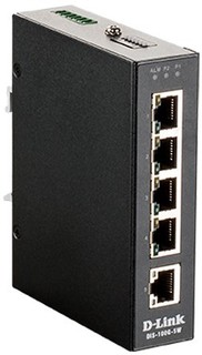 Коммутатор D-Link D-Link DIS-100G-5W/A1A (черно-белый)