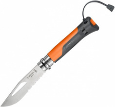 Перочинный нож Opinel Outdoor Earth №08 (оранжевый, серый)