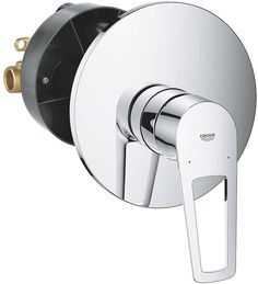 Смеситель для душа GROHE BauLoop New (хром, черная сталь)