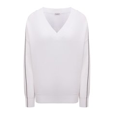 Хлопковый пуловер Brunello Cucinelli