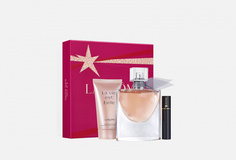 Набор Новогодний: парфюмерная вода + тушь+ лосьон Lancome