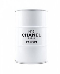 Журнальный столик-бочка chanel 5 (starbarrel) белый 45x68x45 см.