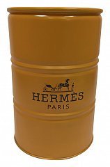 Журнальный столик-бочка hermes (starbarrel) коричневый 45x68x45 см.