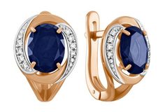 Золотые серьги Серьги Лукас E01-D-L-33815-SS-r Lukas