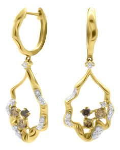 Золотые серьги Серьги La Nordica 19-22-7110909-JC