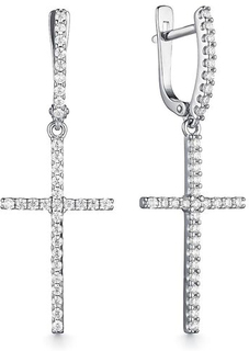 Серебряные серьги Dewi