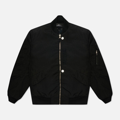 Мужская куртка бомбер Stone Island Shadow Project Hollowcore Poly Light Garment Dyed Chapter 2, цвет чёрный