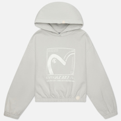 Женская толстовка Evisu Evisukuro Logo Printed Hoodie, цвет серый