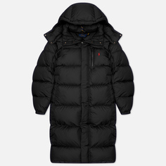 Мужской пуховик Polo Ralph Lauren Water-Repellent Down Coat, цвет чёрный