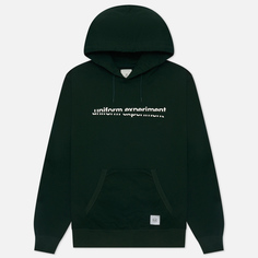 Мужская толстовка uniform experiment Slash Graphic Hoodie, цвет зелёный