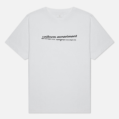 Мужская футболка uniform experiment Slash Graphic Wide, цвет белый