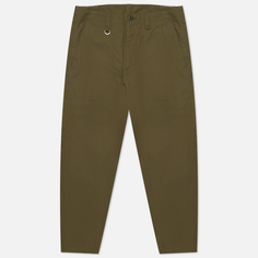 Мужские брюки uniform experiment Tapered Fatigue, цвет оливковый
