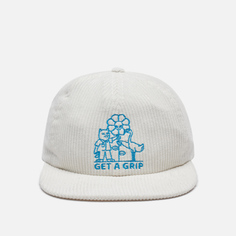 Кепка RIPNDIP Get A Grip 6 Panel Corduroy, цвет белый