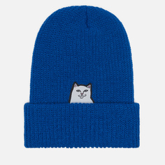 Шапка RIPNDIP Lord Nermal Beanie, цвет синий