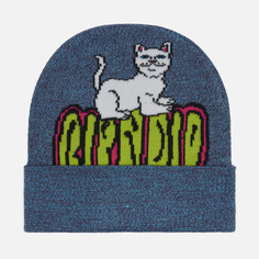 Шапка RIPNDIP Psychedelic Beanie, цвет синий