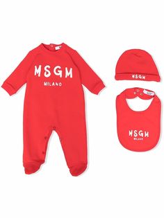 MSGM Kids пижама с логотипом