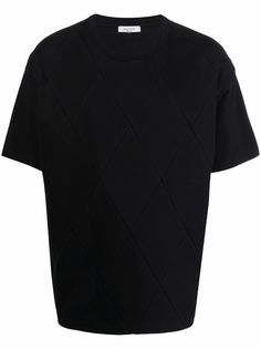 Valentino однотонная футболка с короткими рукавами