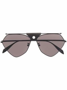 Alexander McQueen Eyewear солнцезащитные очки-авиаторы