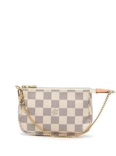 Louis Vuitton мини-клатч Damier Azur Pochette Accessoires 2007-го года