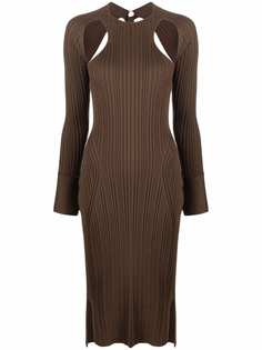 3.1 Phillip Lim платье миди в рубчик