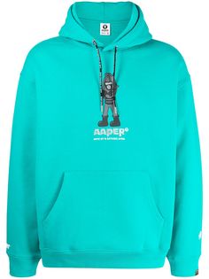 AAPE BY *A BATHING APE® худи с графичным принтом
