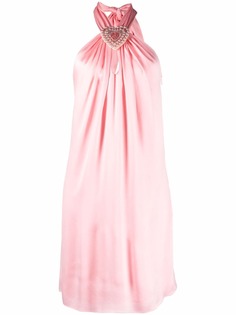 LANVIN шелковое платье с вырезом халтер