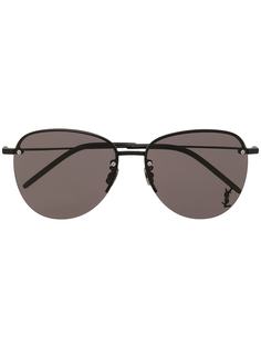 Saint Laurent Eyewear солнцезащитные очки в круглой оправе