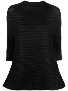 Pleats Please Issey Miyake джемпер с баской
