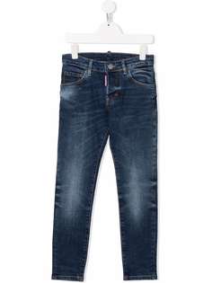 Dsquared2 Kids джинсы скинни средней посадки