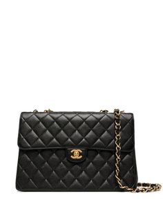 Chanel Pre-Owned сумка на плечо Jumbo Classic Flap 2001-го года