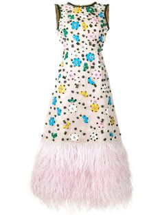 Rachel Gilbert платье Mave с цветочной вышивкой