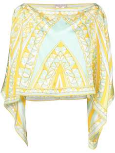 Emilio Pucci накидка с принтом Bandierine