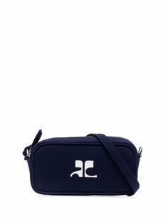 Courrèges сумка на плечо с вышитым логотипом