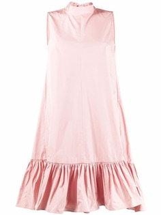 RED Valentino расклешенное платье миди без рукавов
