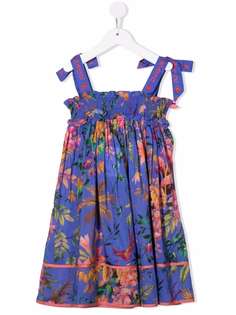 ZIMMERMANN KIDS платье в стиле ампир с цветочным принтом