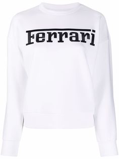 Ferrari толстовка с вышитым логотипом