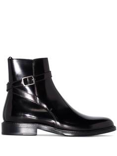 Saint Laurent ботинки Army с пряжкой