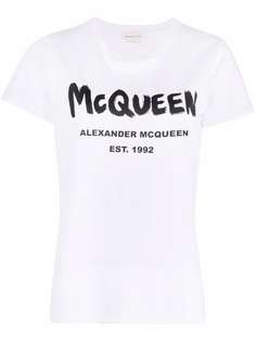 Alexander McQueen футболка с логотипом