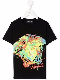 Versace Kids футболка с принтом Medusa