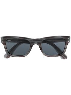 Ray-Ban солнцезащитные очки Mr Burbank в прямоугольной оправе