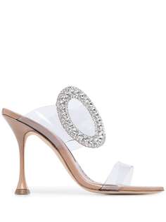 Manolo Blahnik мюли Fibionabi с кристаллами